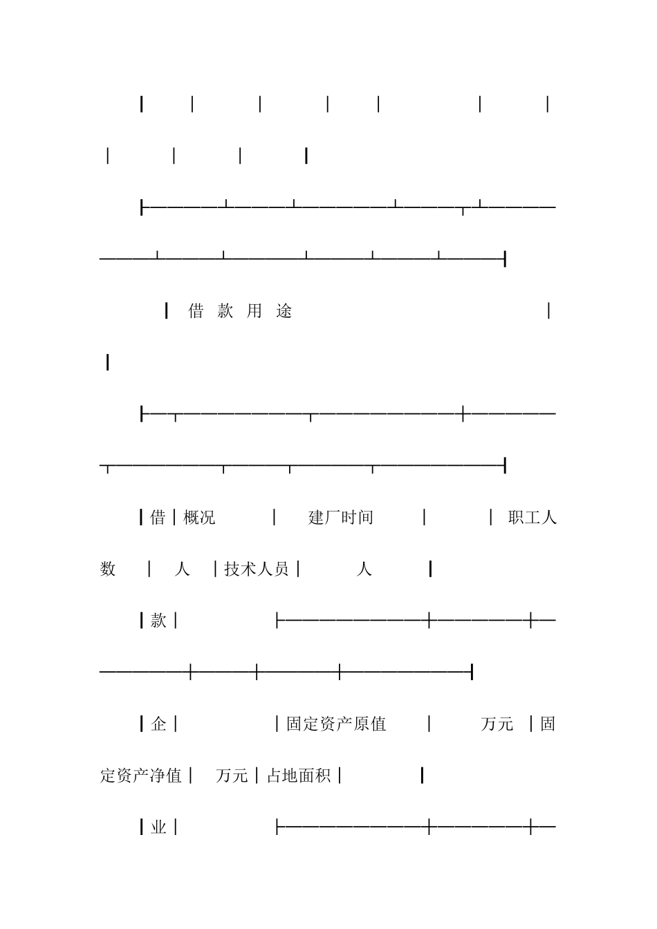 技术改造借款申请书_第3页