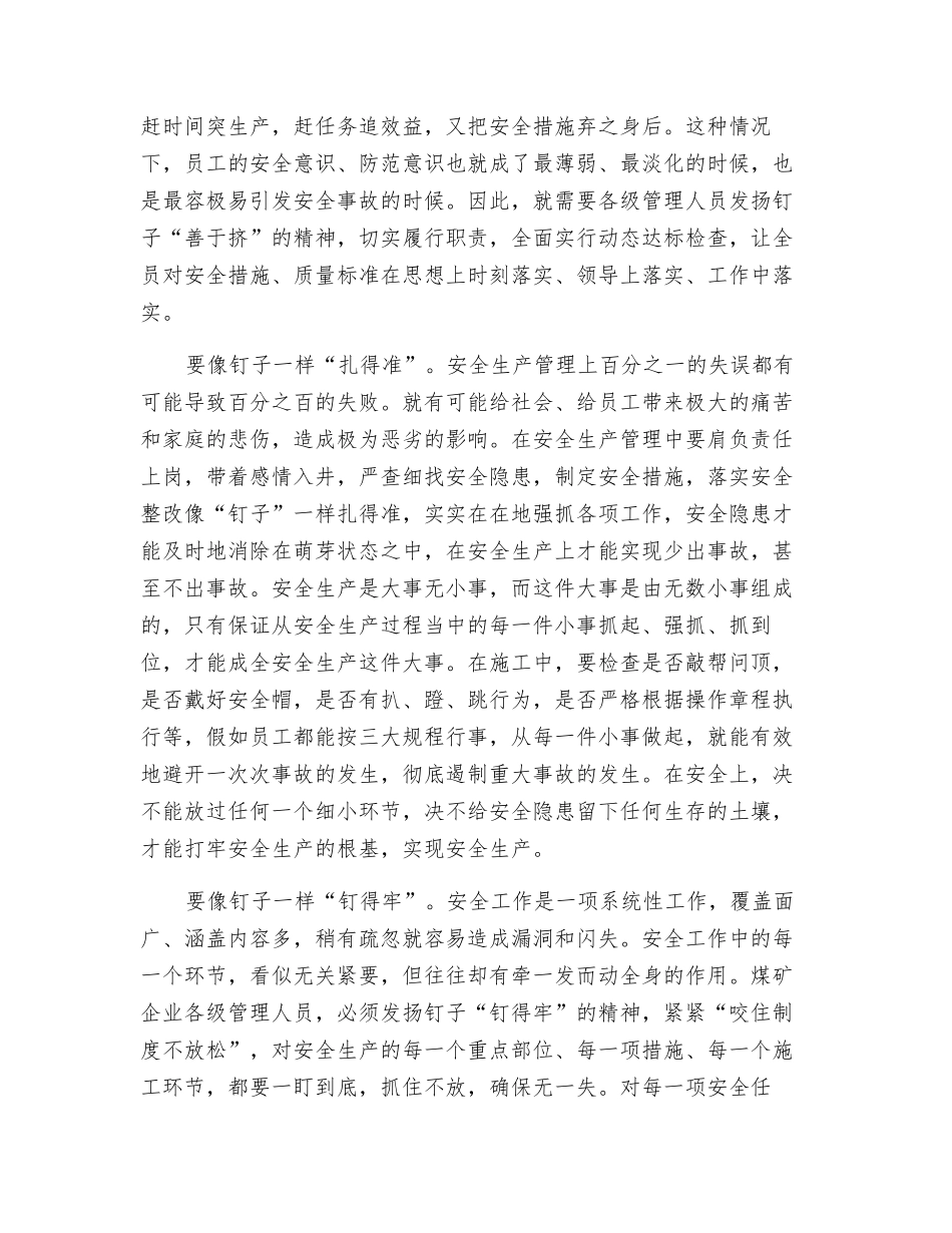 抓安全需要发扬钉子精神_第2页