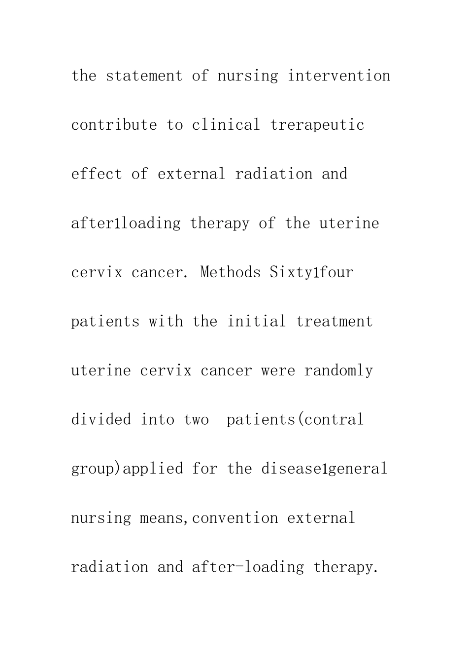 护理干预对宫颈癌外照射加后装治疗的临床研究_第3页