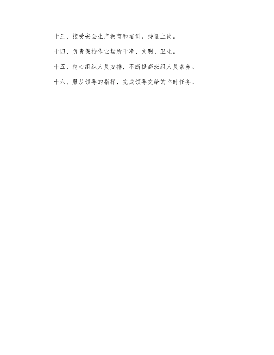 抽放班组长岗位职责_第2页