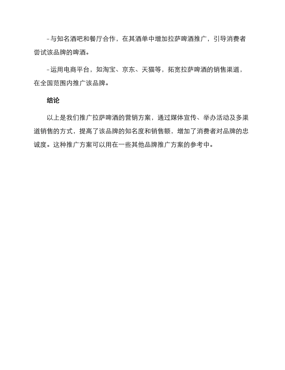 拉萨啤酒推广方案_第3页