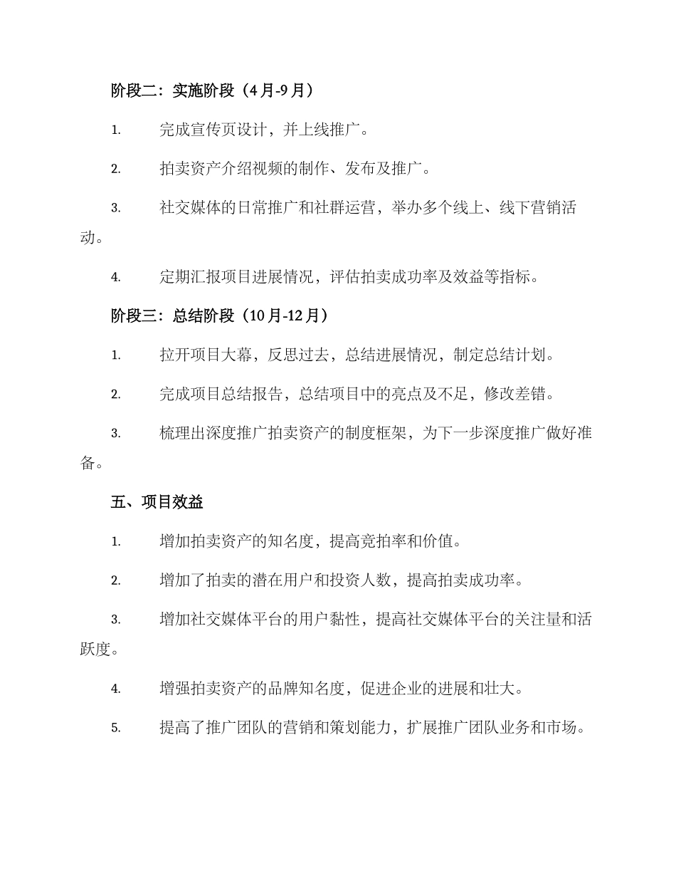 拍卖资产推广方案_第3页