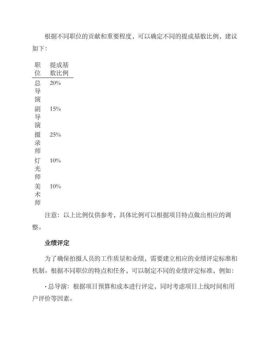 拍摄人员提成方案_第2页