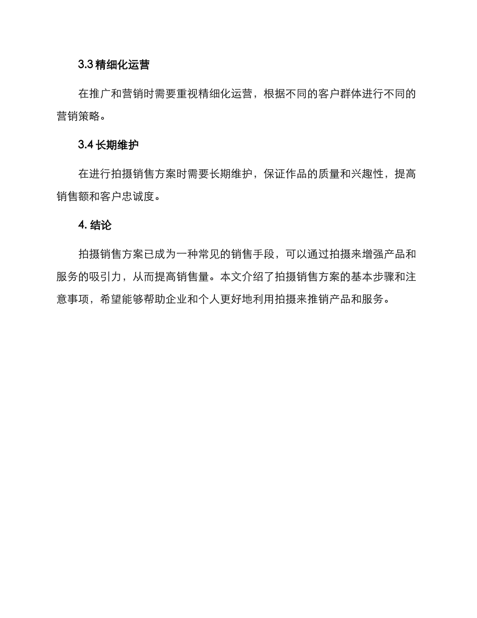 拍摄销售方案_第3页