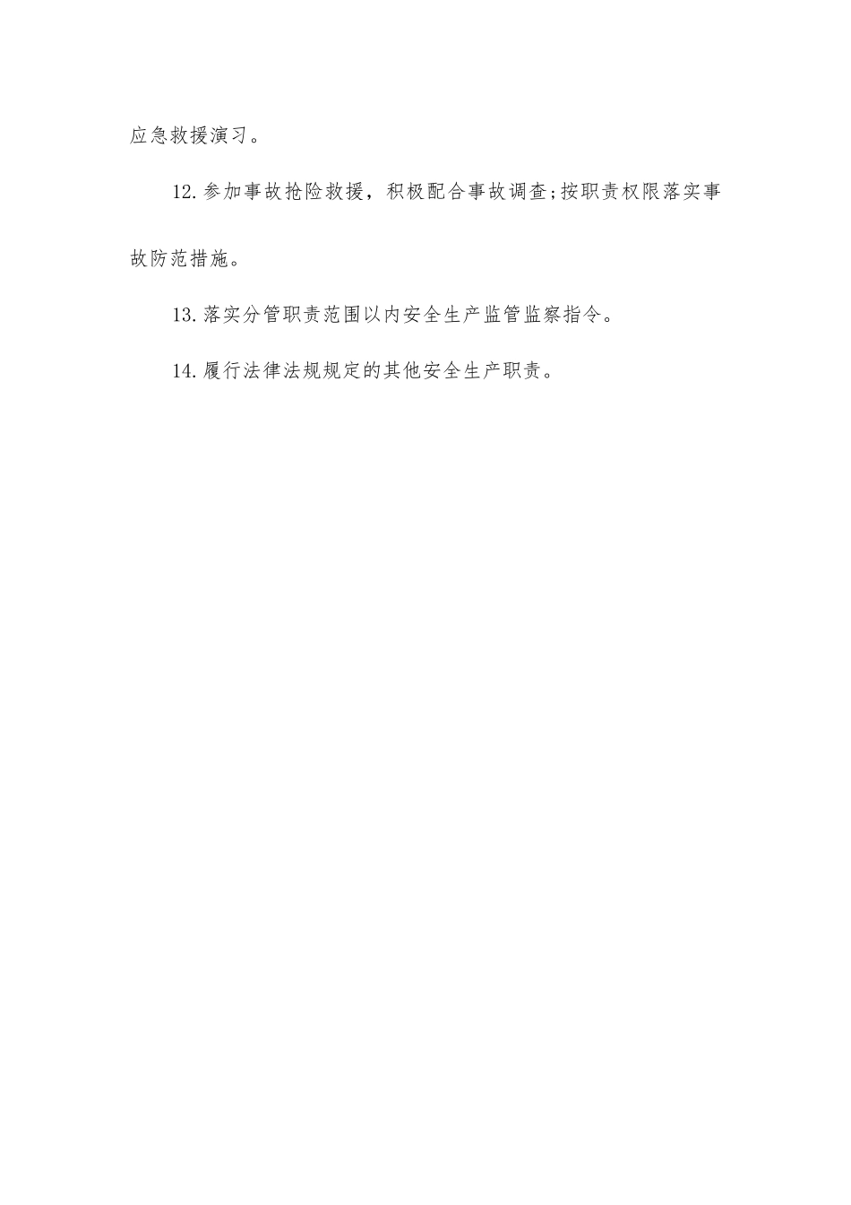 掘进副矿长安全生产责任制范本_第3页