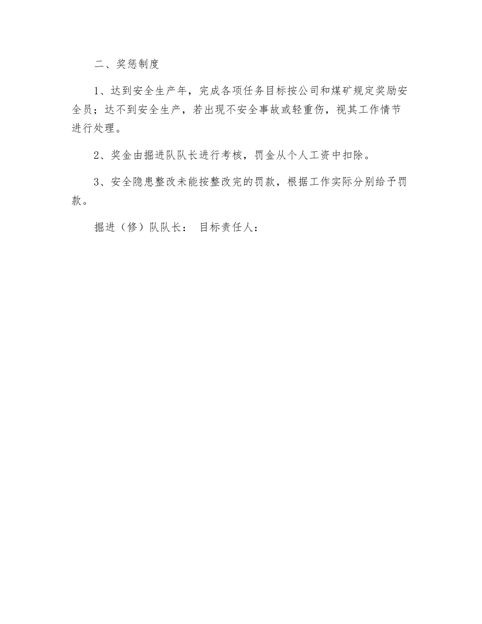 掘进班组长安全生产责任书_第2页