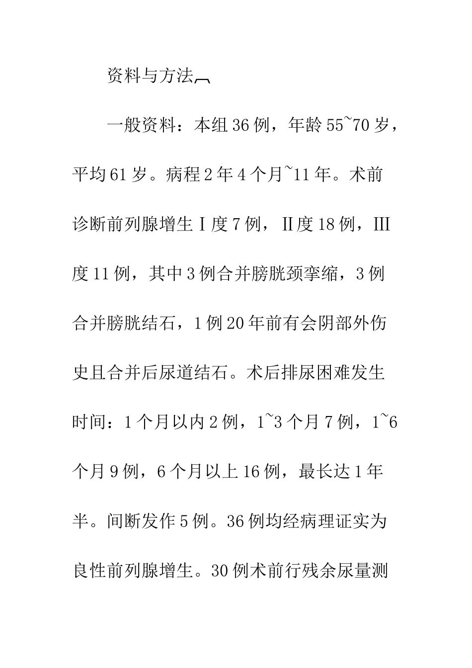 探讨前列腺切除术后排尿困难的原因及处理方法_第3页