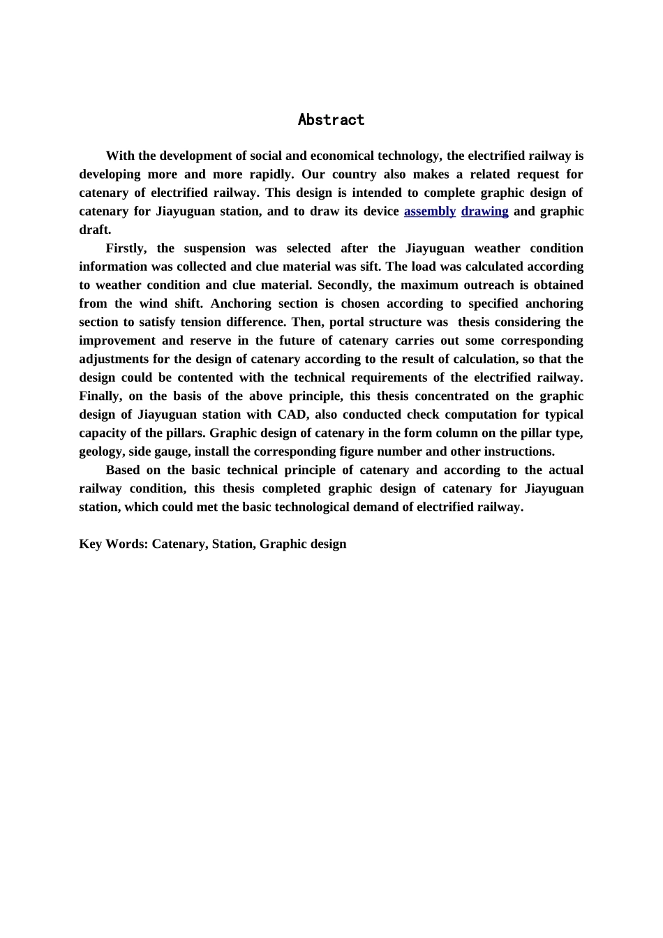 接触网平面设计本科毕业答辩论文样本_第3页