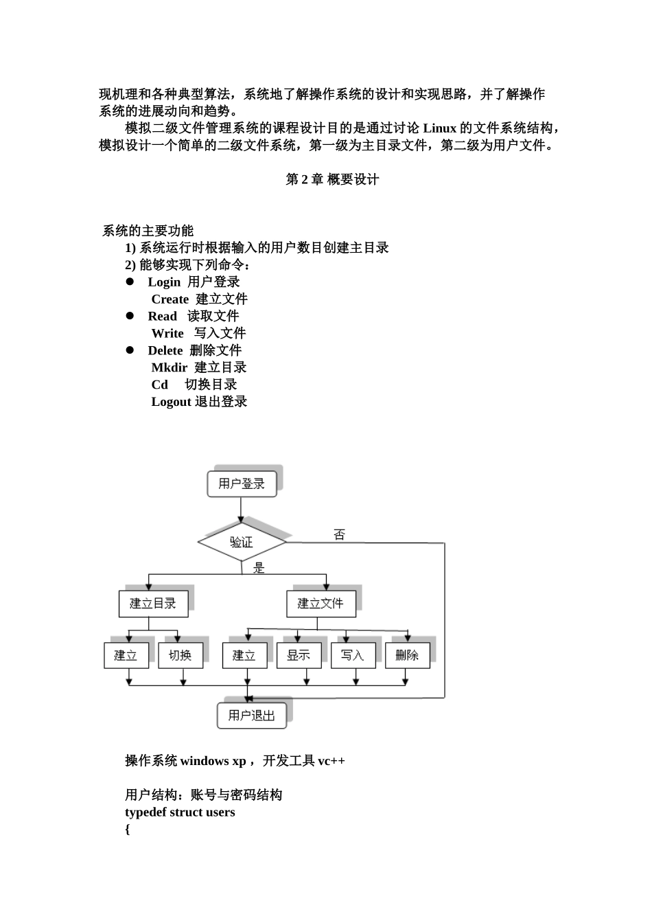 操作系统专业课程设计模拟文件系统样本_第3页