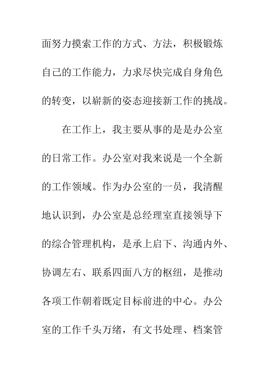 文员转正工作总结范文--精编范文_第3页