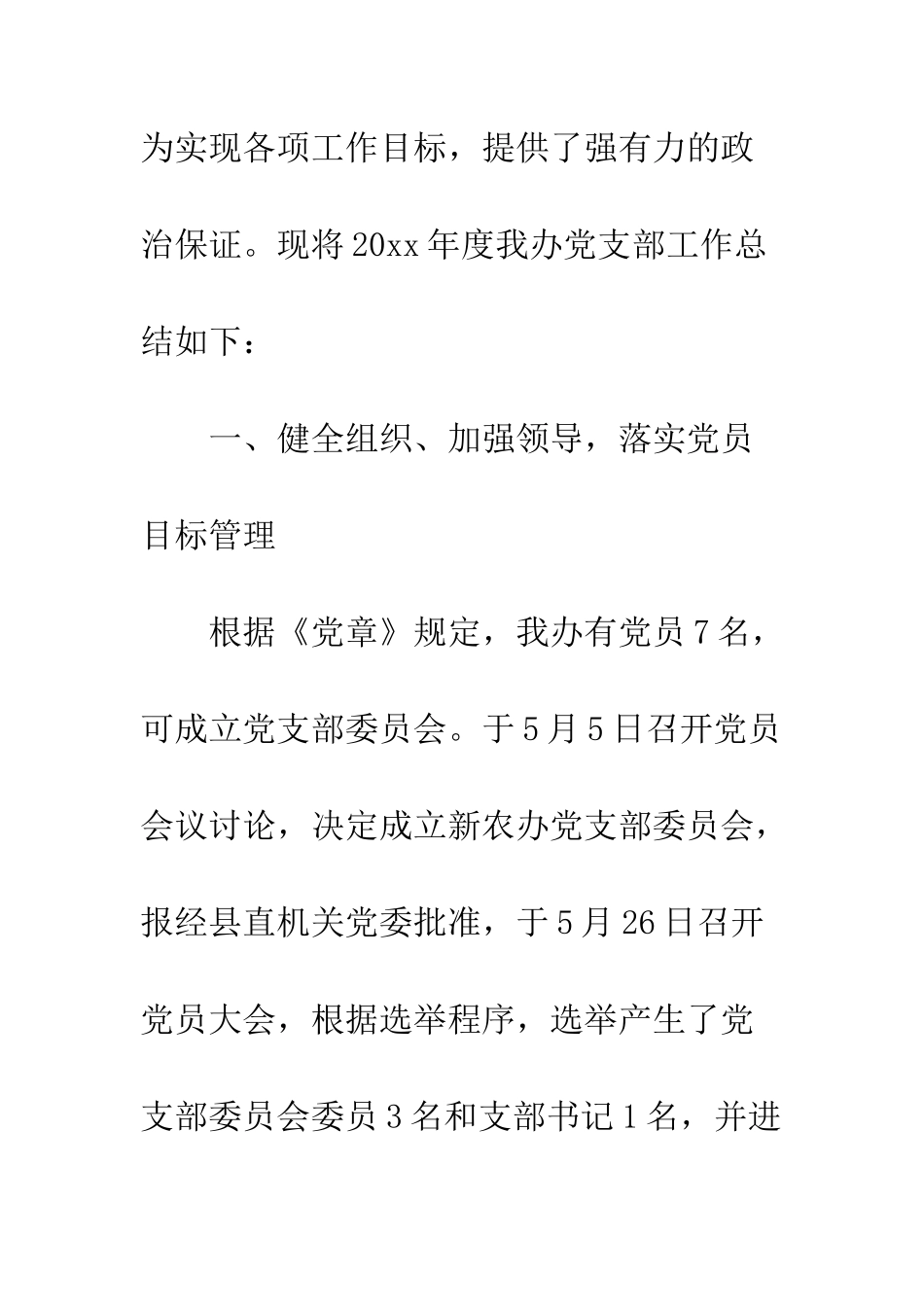 新农办党支部工作总结--精编范文_第2页