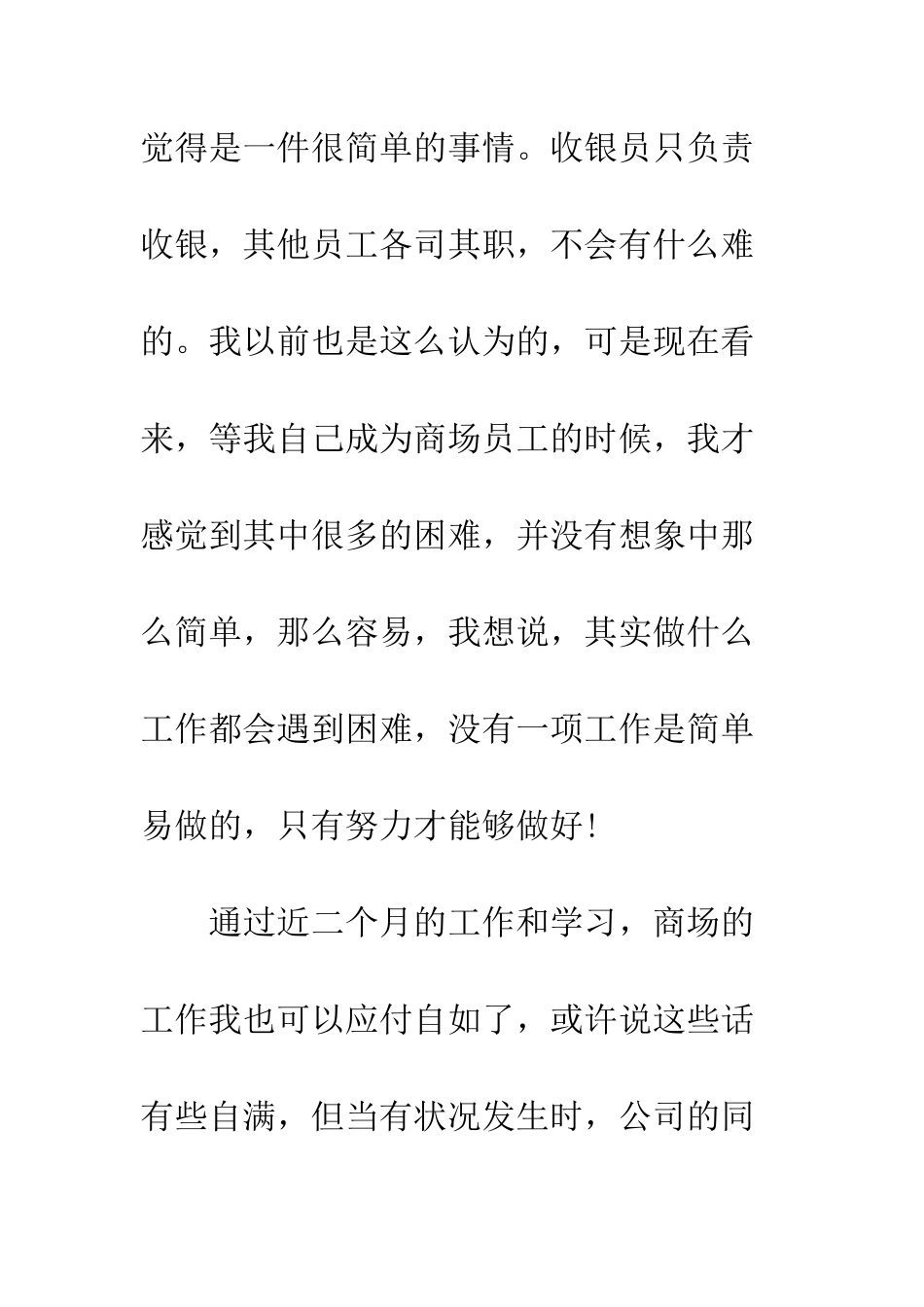 新员工个人工作总结--精编范文_第2页