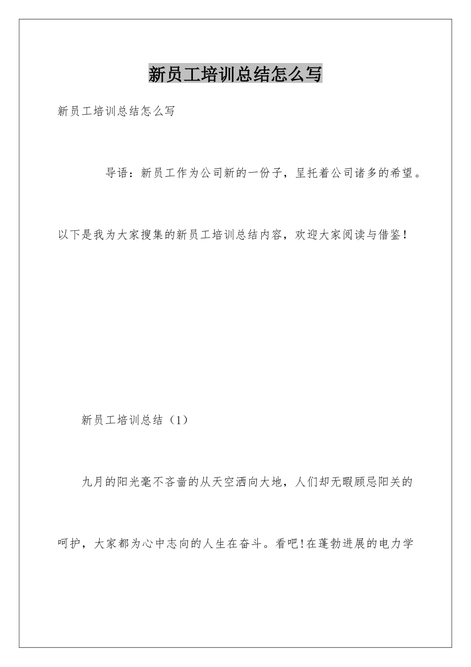新员工培训总结怎么写_第1页