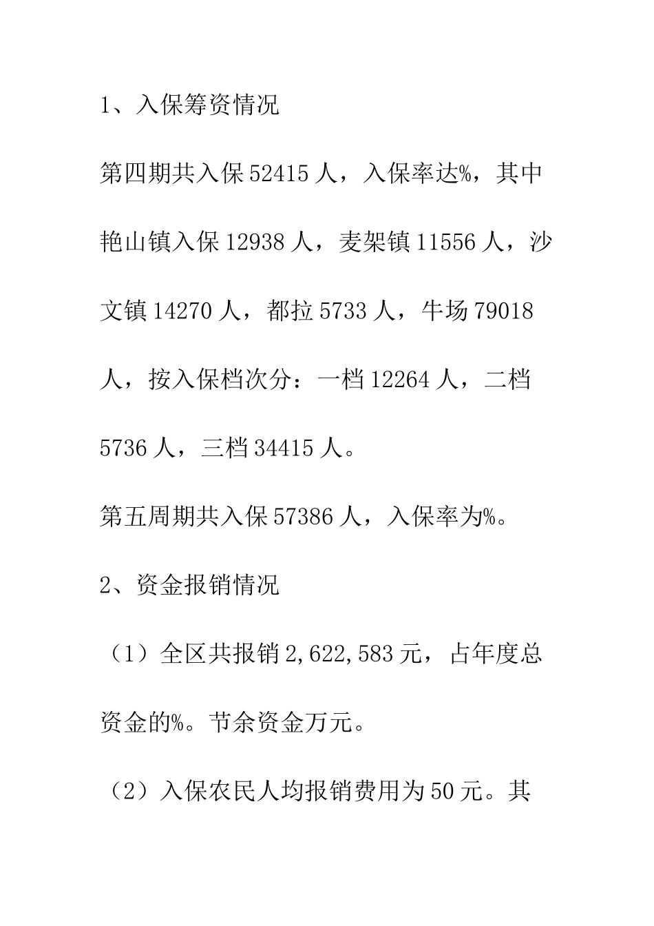 新型农村合作医疗工作总结--精编范文_第2页