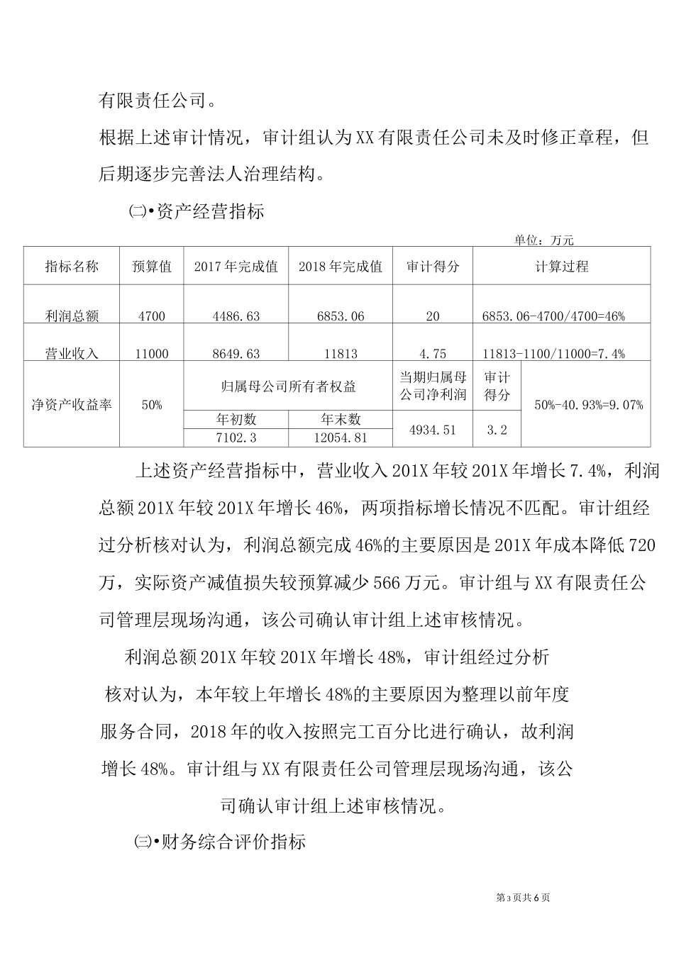 经营绩效审计报告_第3页
