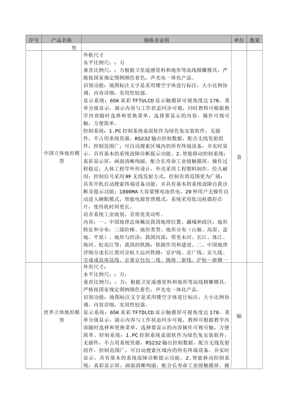 地理室设备配置方案_第3页