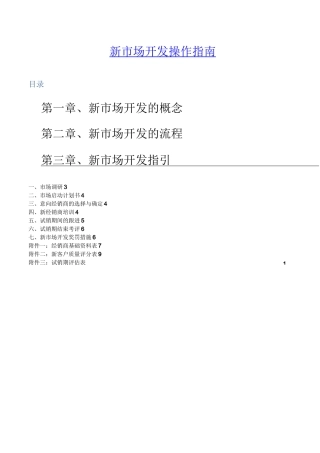 新市场开发操作指南(1)
