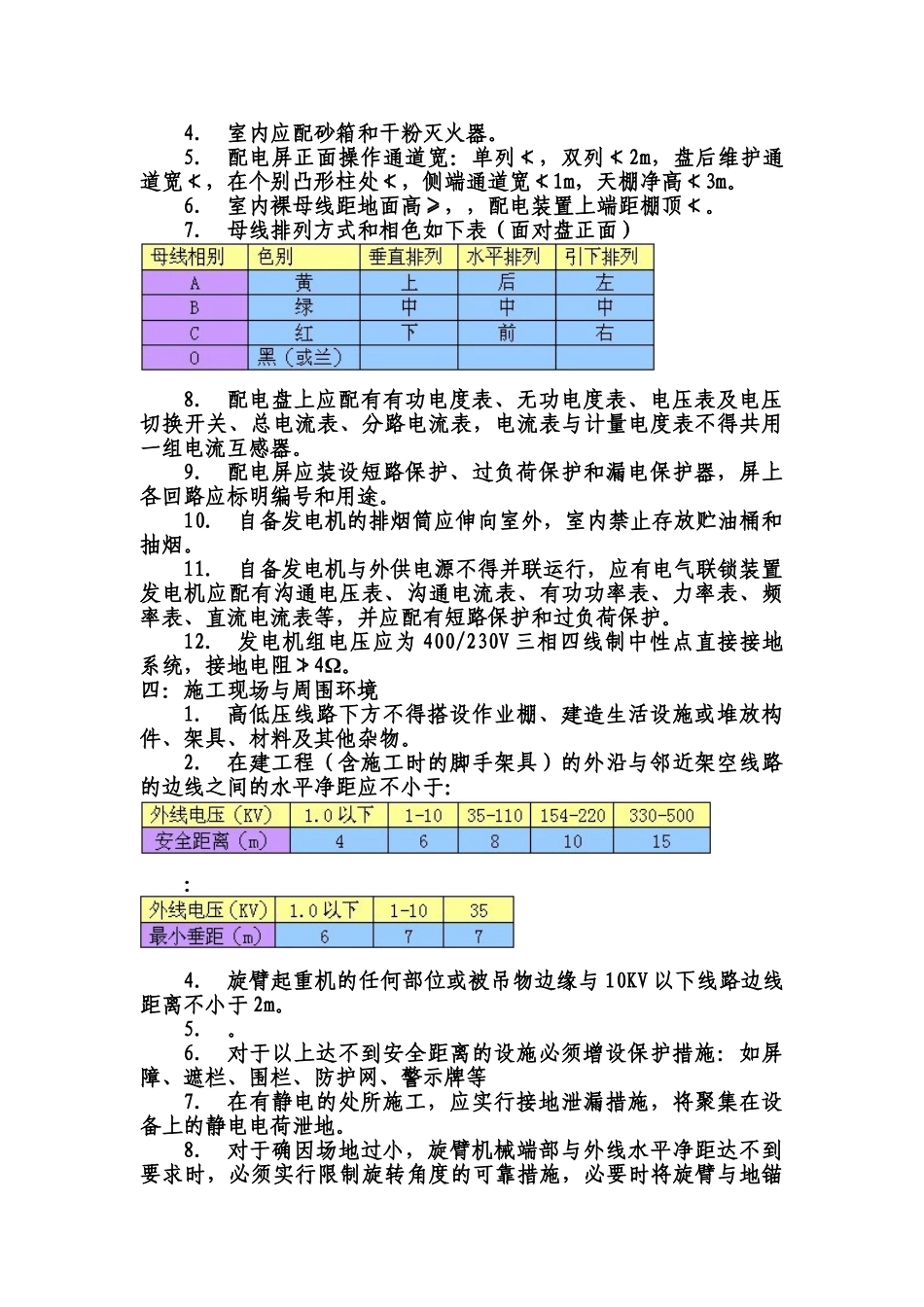 施工现场临时用电安全应急方案样本_第3页