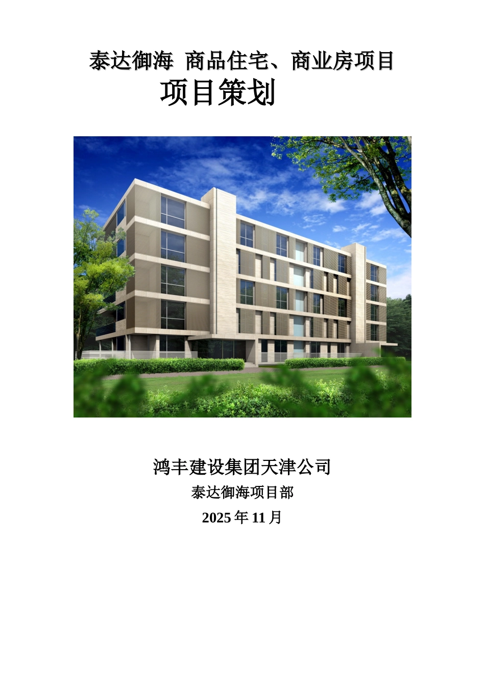 施工项目策划计划书样本_第2页