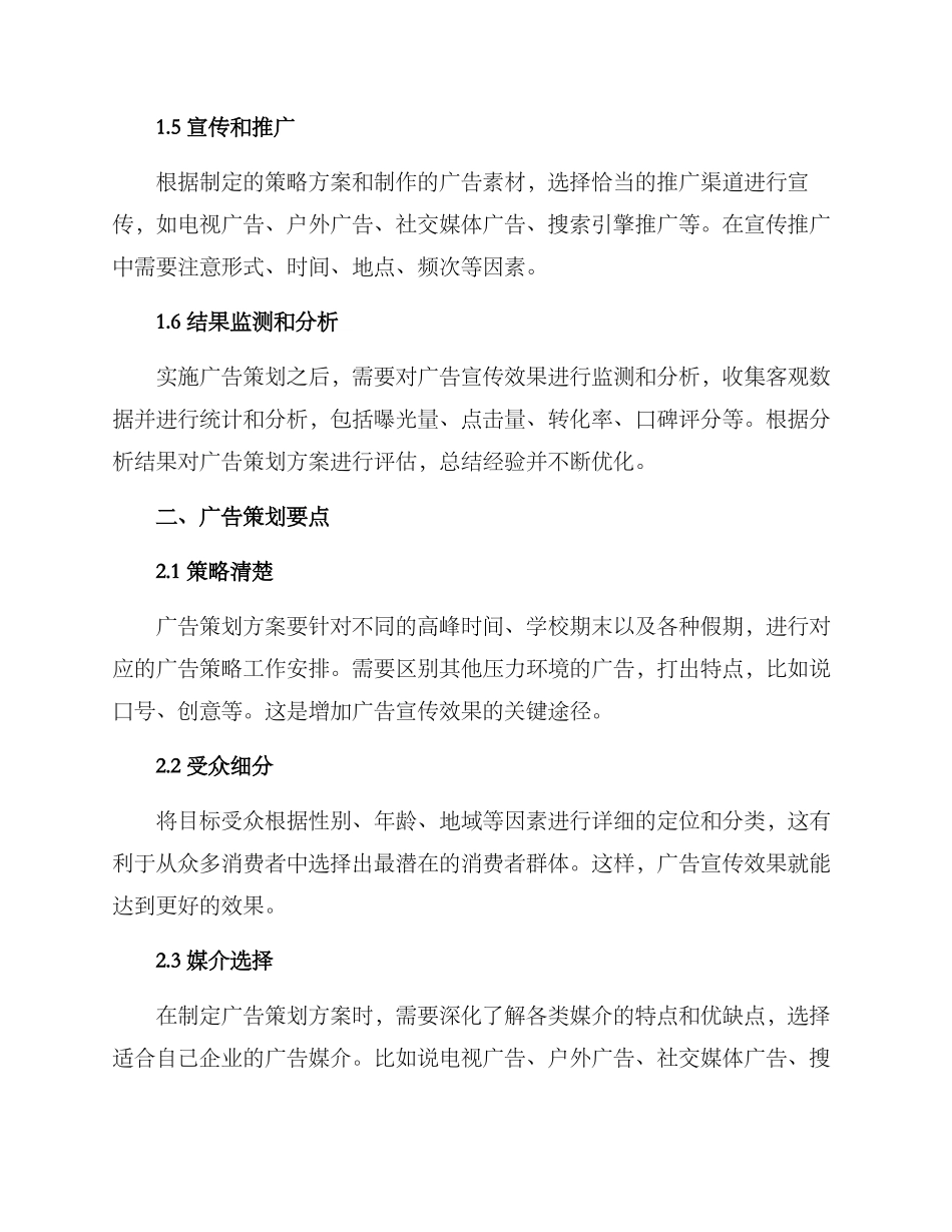 日常广告策划方案_第2页
