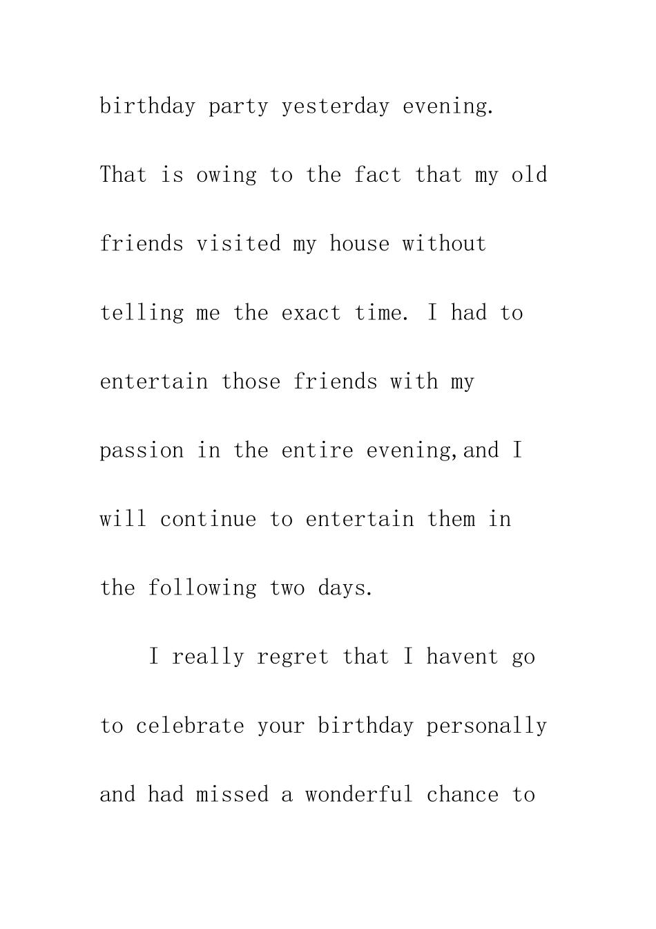 旷课英文道歉信--精选范文_第3页