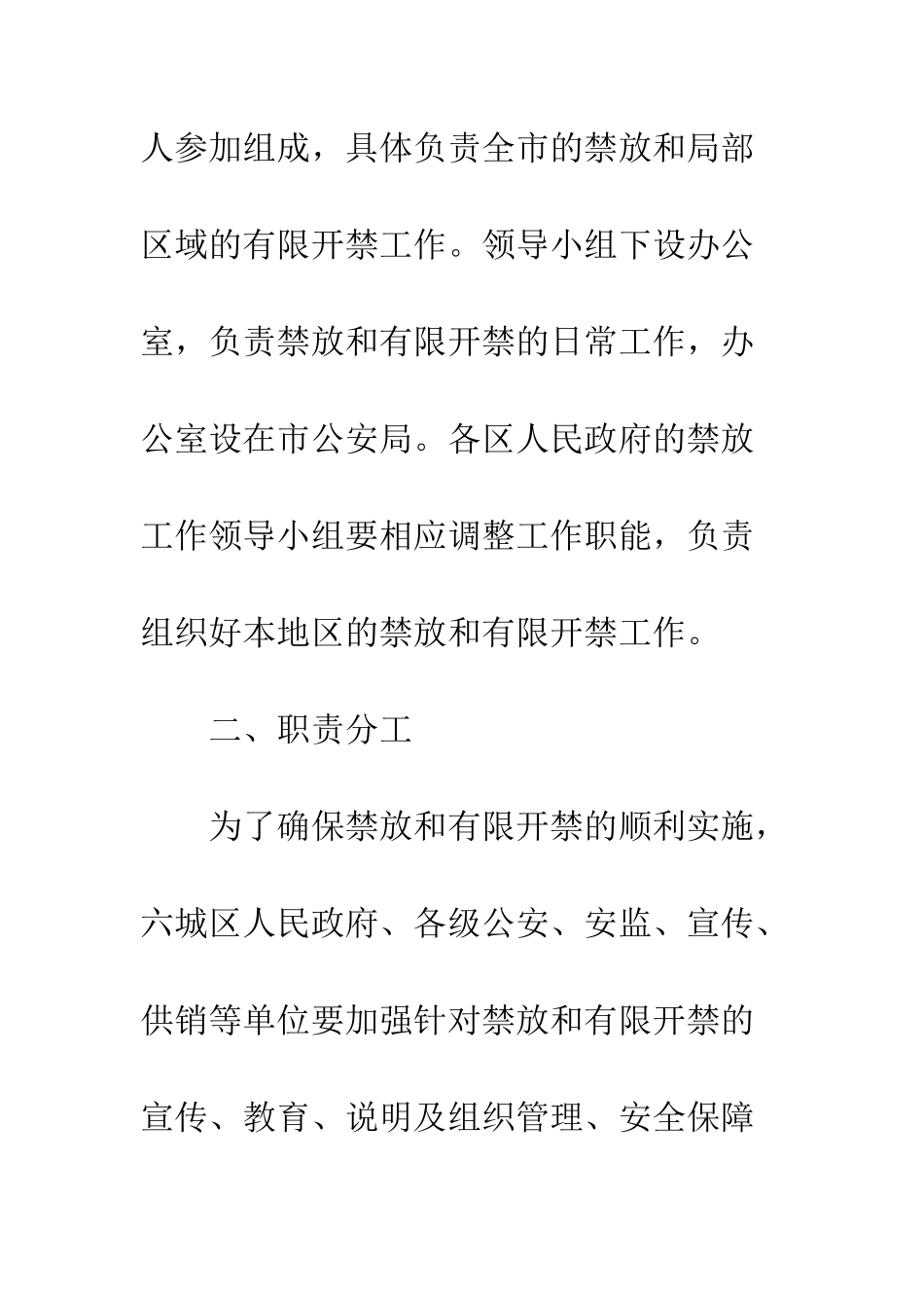 春节禁止燃放烟花工作方案--精编范文_第3页