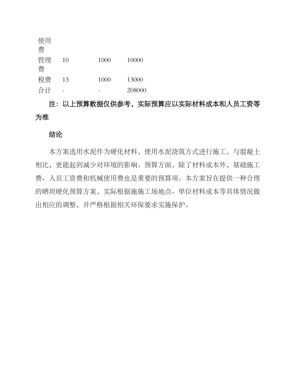 晒坝硬化预算方案_第3页