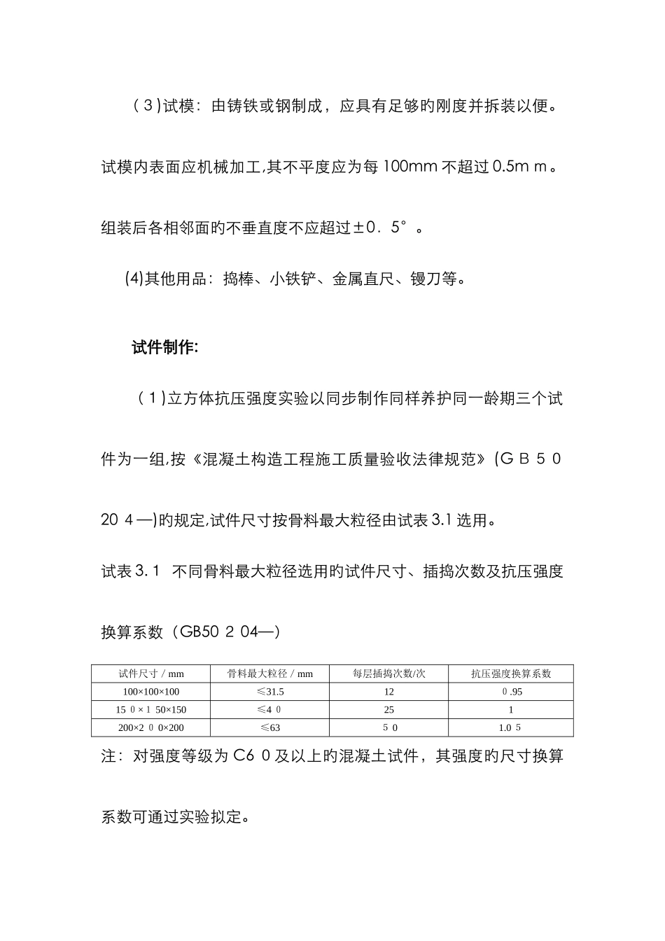 普通混凝土立方体抗压强度实验_第2页