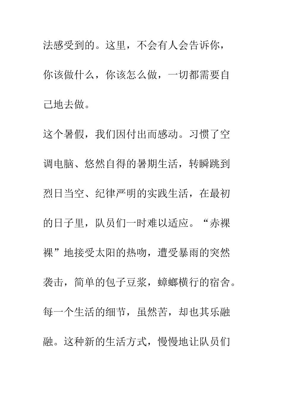 暑假实践感想--精编范文_第2页