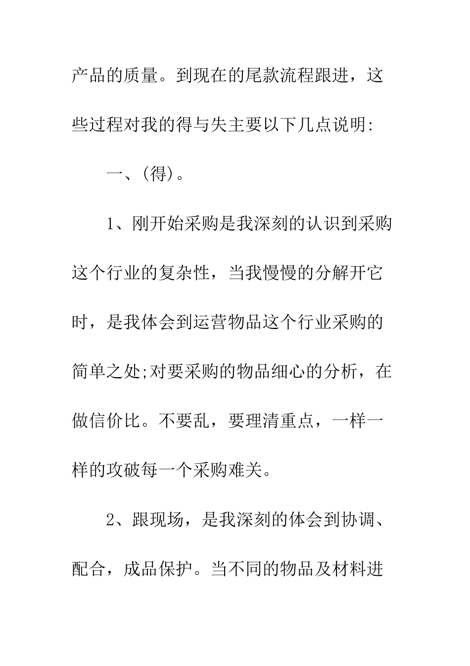最新公司材料采购员工作总结模板---精选范文_第2页