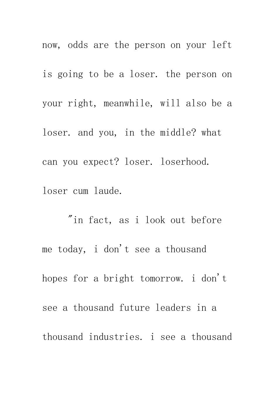 有史以来最狂妄的英文演讲--精编范文_第2页