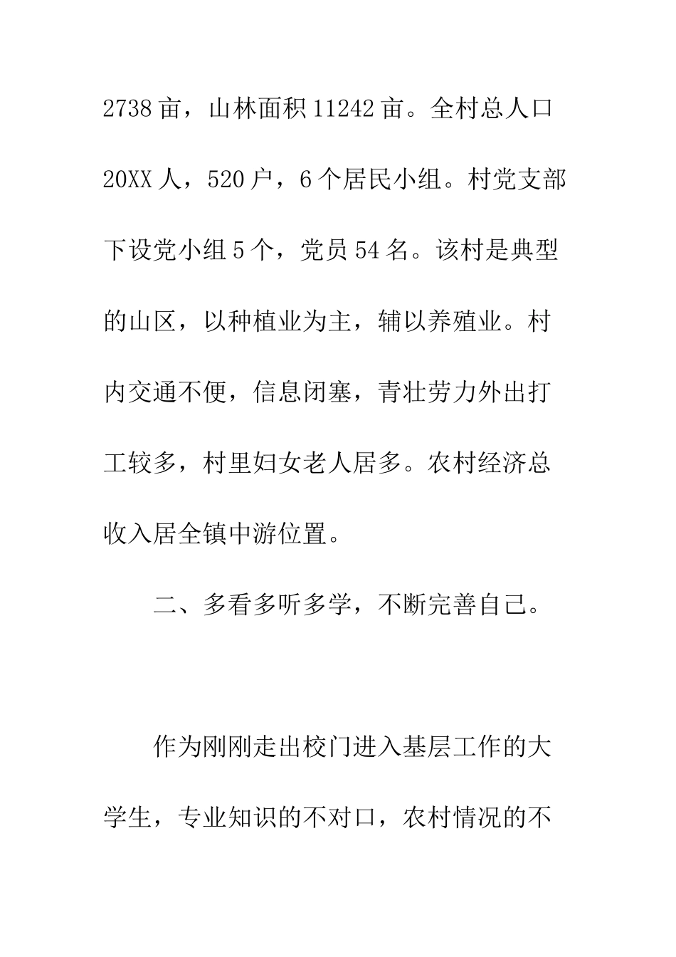 村书记助理工作总结--精编范文_第3页