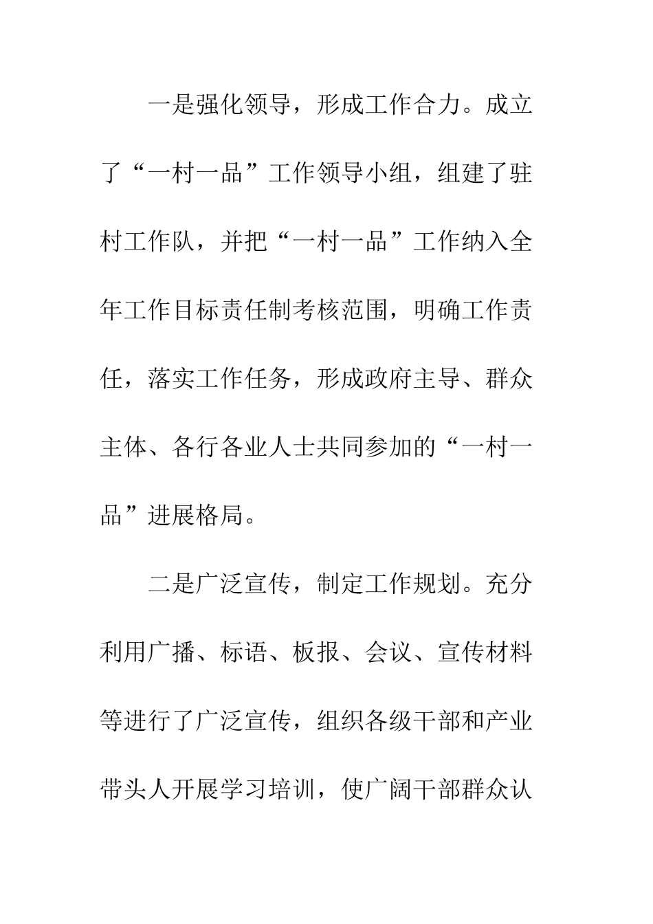 村产业发展的调研报告范文--精编范文_第3页