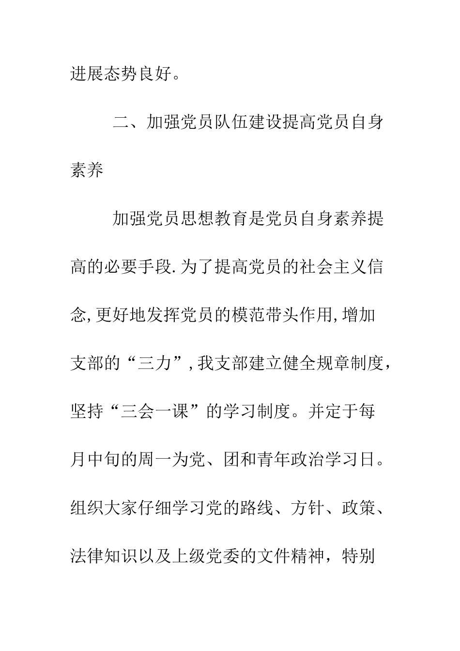 村党支部书记任职两年来的述职报告--精编范文_第3页