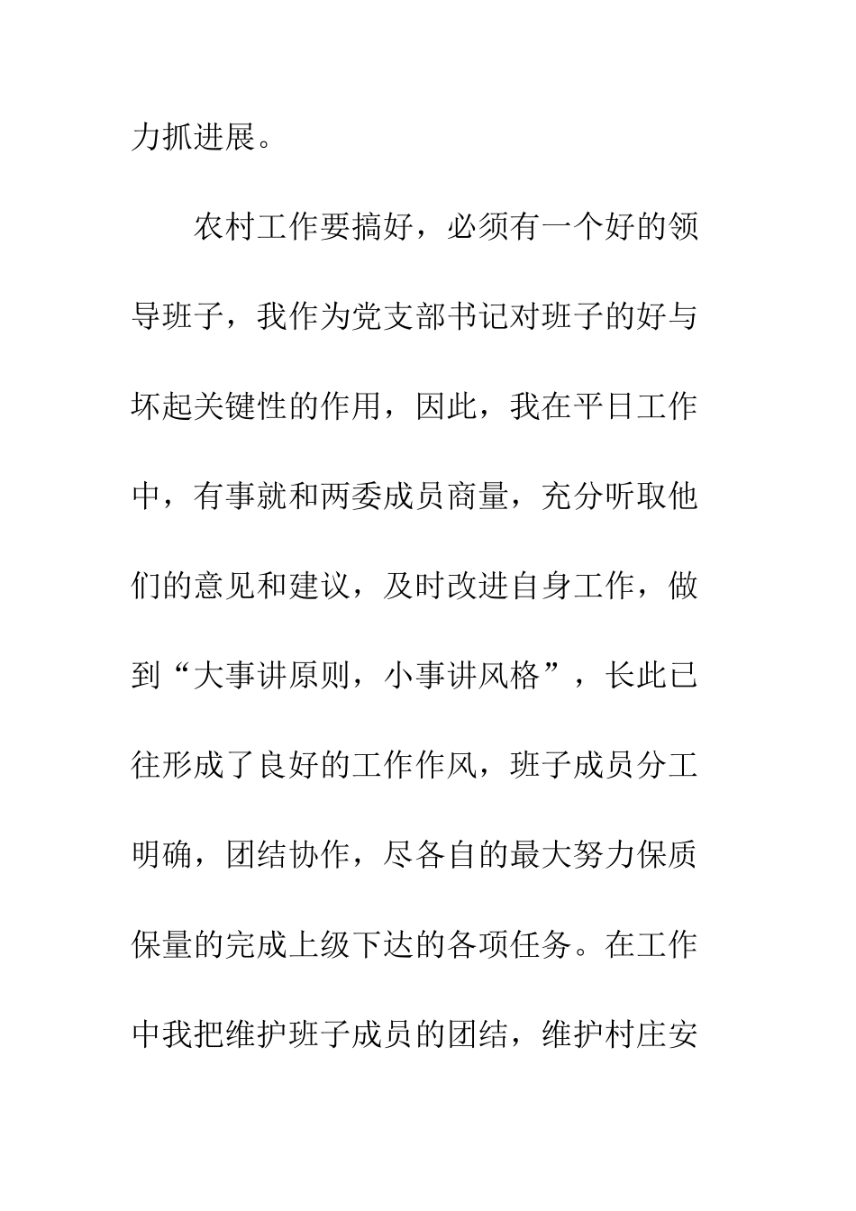 村党支部书记述职报告--精编范文_第2页