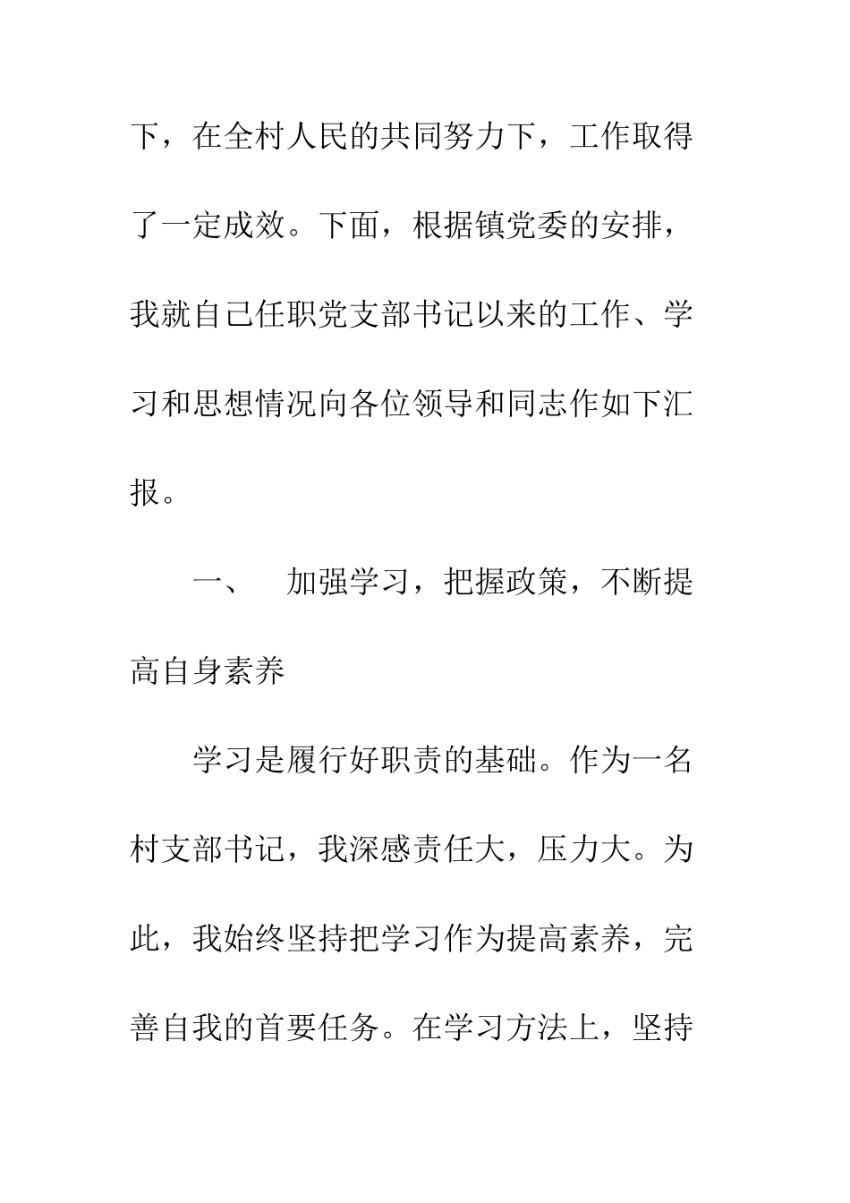 村党支部书记述职述廉报告--精编范文_第2页