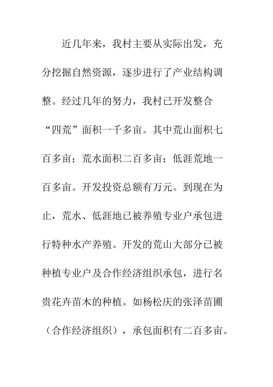 村基本概况--精编范文_第3页