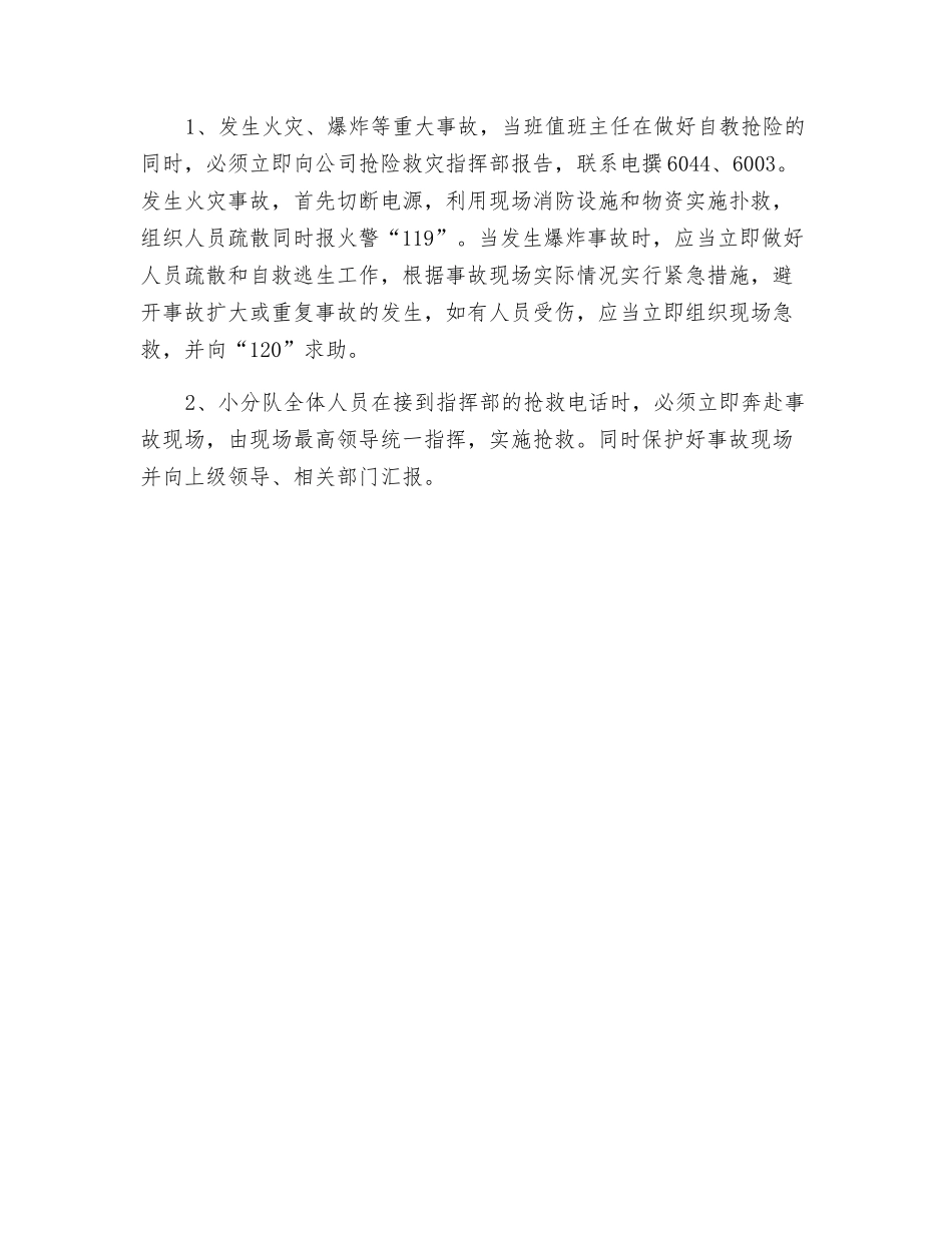 某厂突发事故应急抢险救灾预案_第2页