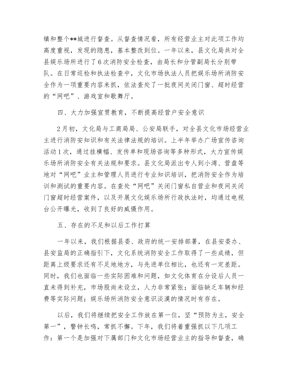 某文化局2025年消防安全工作总结_第2页