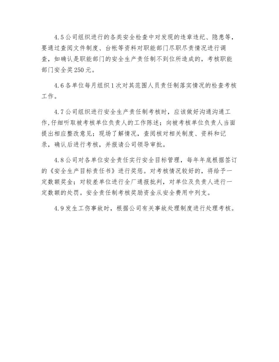 某有限公司安全生产责任制管理办法_第3页