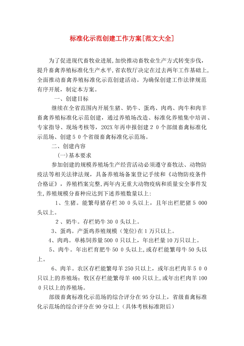 标准化示范创建工作方案_第1页