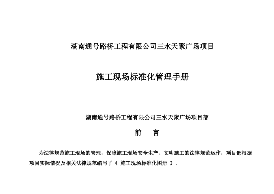 标准化管理规章手册样本_第2页