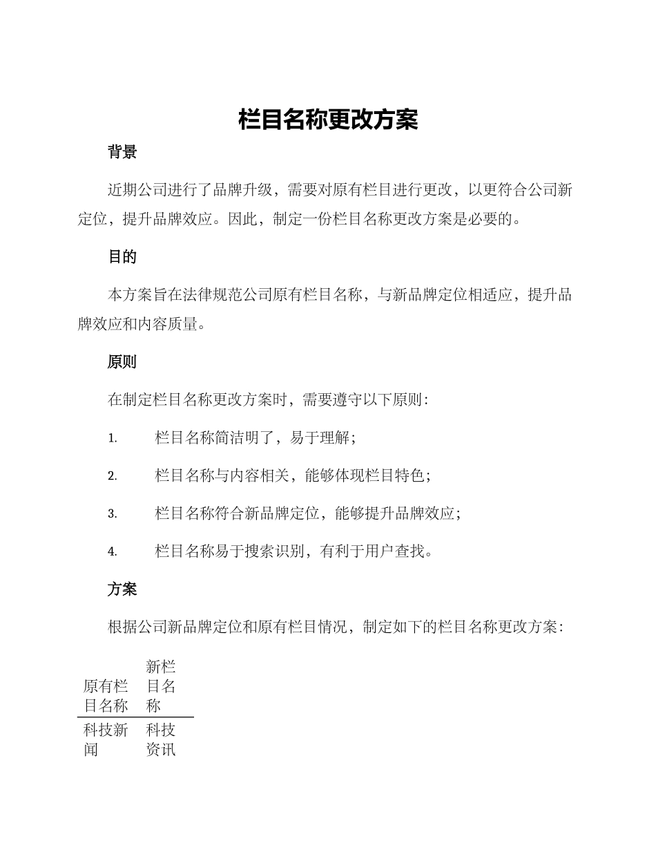 栏目名称更改方案_第1页
