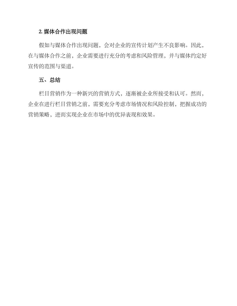 栏目营销策划方案_第3页