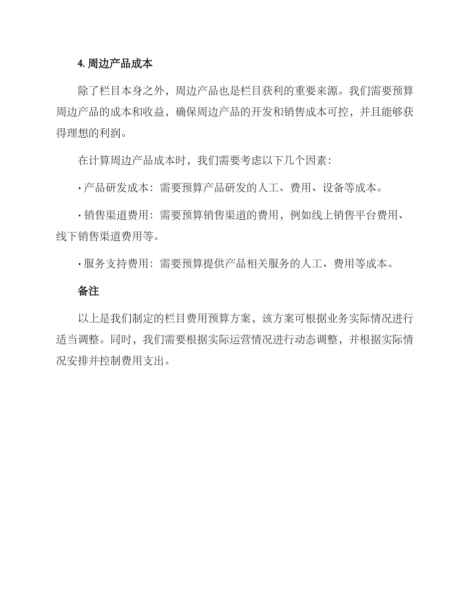 栏目费用预算方案_第3页