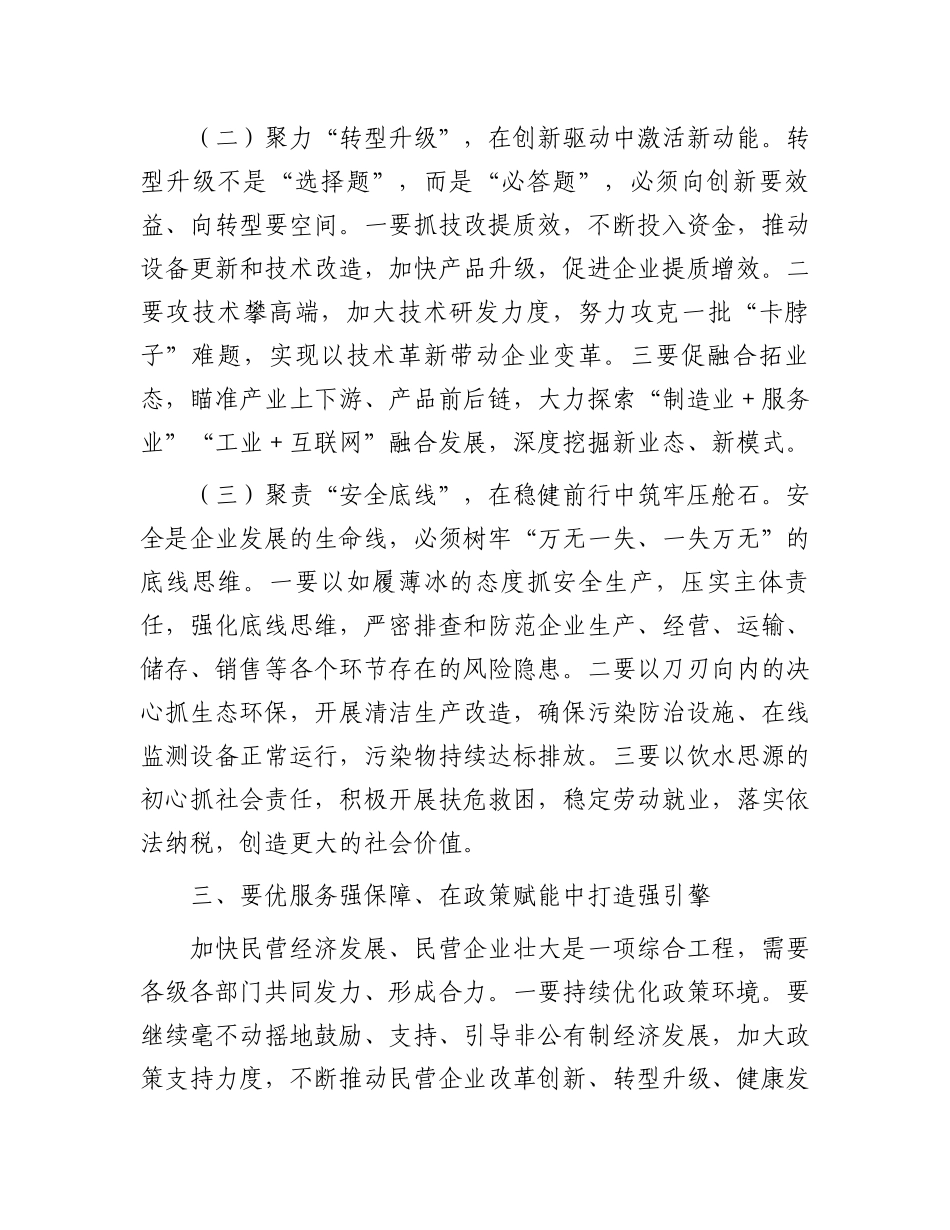 在2025年民营企业座谈会上的讲话_第3页