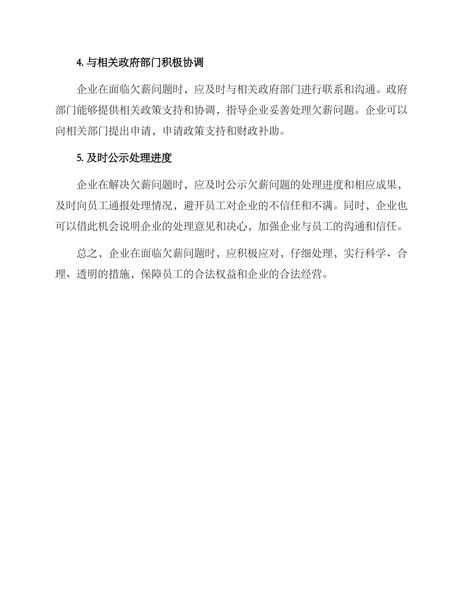 欠薪问题应急处置方案_第2页