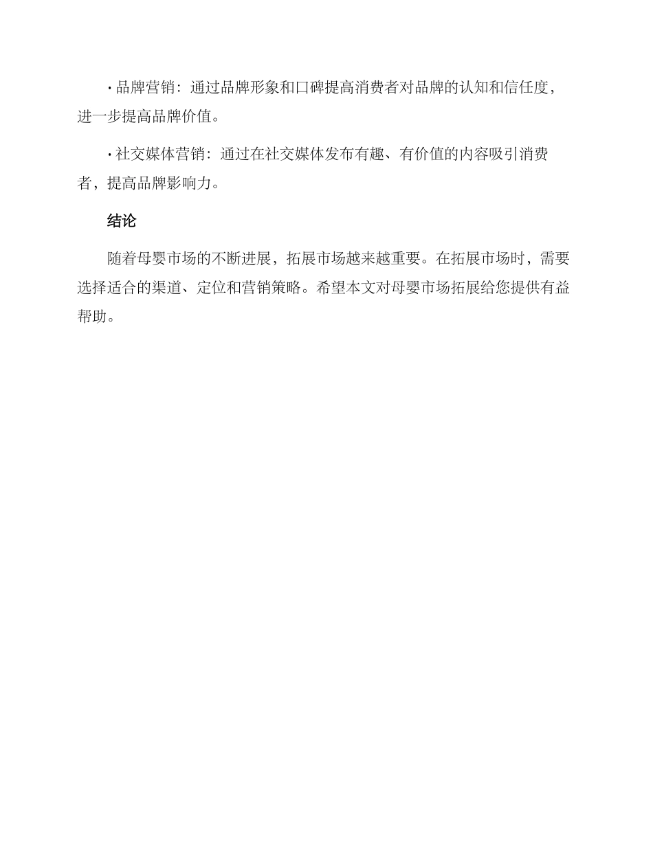 母婴市场拓展方案_第3页