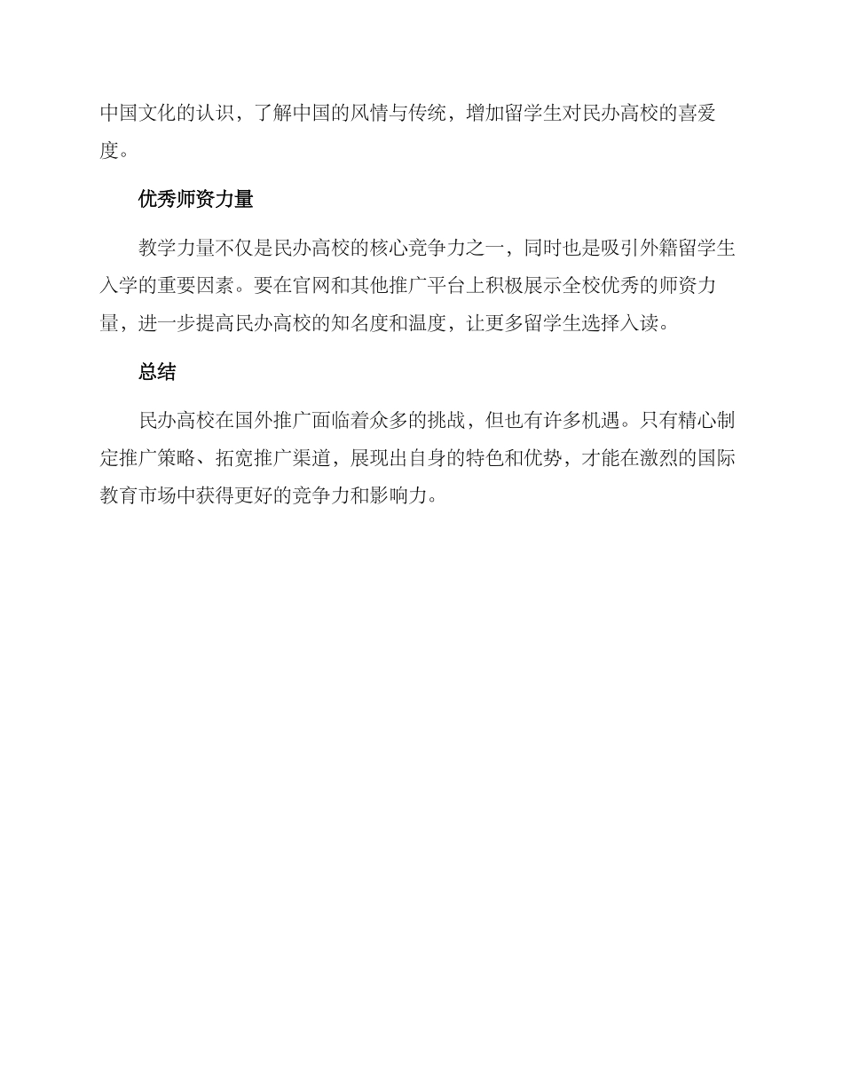 民办高校国外推广方案_第3页