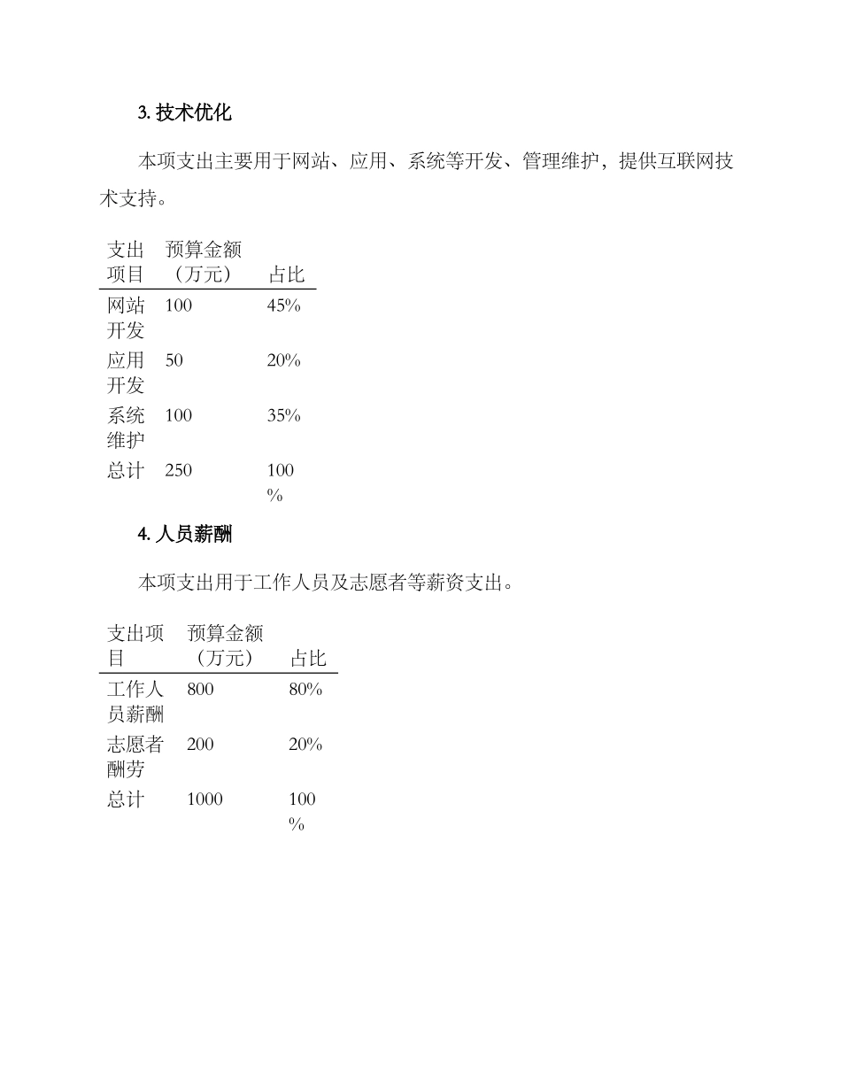 民政慈善工作预算方案_第3页